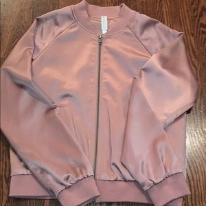 pink bomber jacket